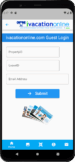 ivacationonline.com Guest Login screenshot